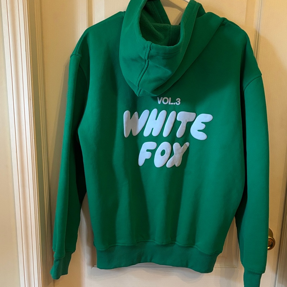 White Fox Boutique Green Hoodie - Picture 3 of 3
